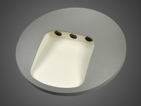 LED Venkovní nástěnné svítidlo DACU LED/3W/230V IP54 šedá