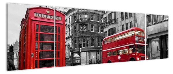 Londýnská ulice - obraz (170x50cm)