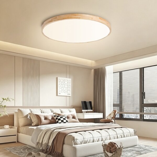 Brilagi - LED Stmív. svítidlo WOODLINE LED/100W/230V 3000-6000K dub pr. 80 cm+DO