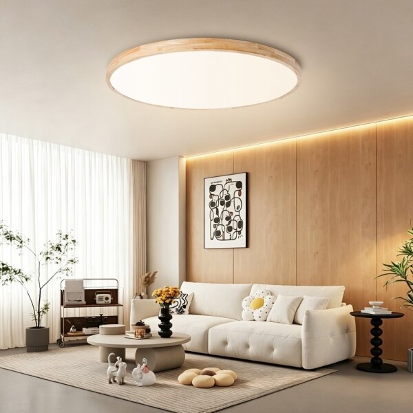 Brilagi -LED Stmív. svítidlo WOODLINE LED/128W/230V 3000-6000K dub pr. 100 cm+DO