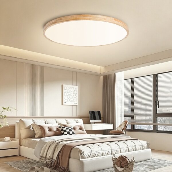 Brilagi -LED Stmív. svítidlo WOODLINE LED/128W/230V 3000-6000K dub pr. 100 cm+DO