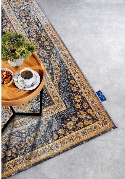 Venkovní koberec v antracitové a zlaté barvě 120x180 cm Martha – Villeroy&Boch