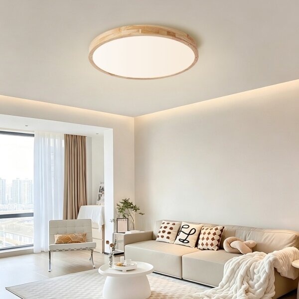 Brilagi - LED Stmív. svítidlo WOODLINE LED/72W/230V 3000-6000K dub pr. 60 cm +DO