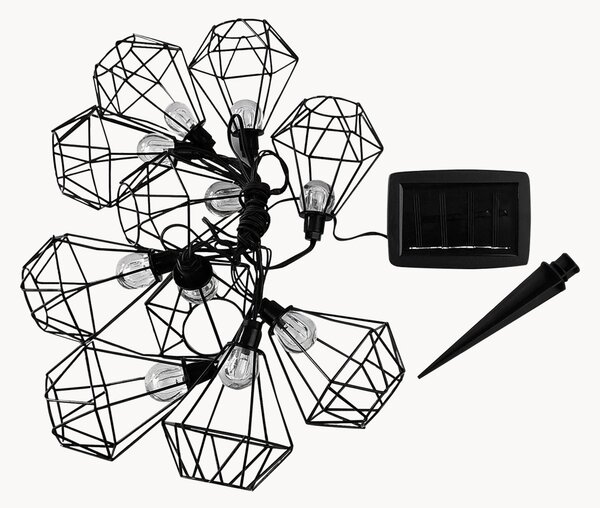 Solární světelný LED řetěz Mily