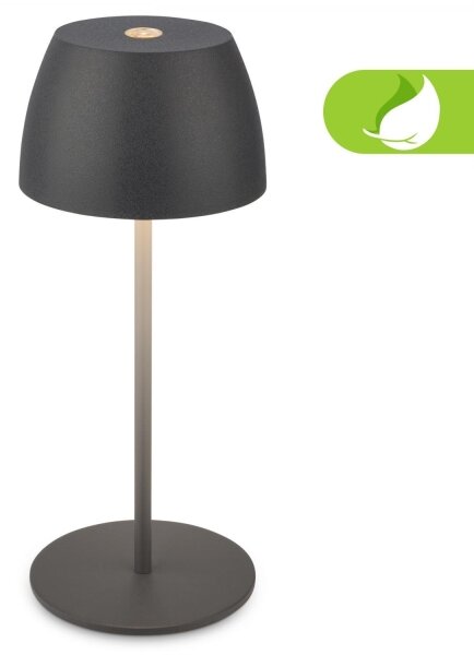 Briloner -LED Stm nab dot ven stol lampa MINI LED/2,5W/5V IP44 1800 mAh antracit