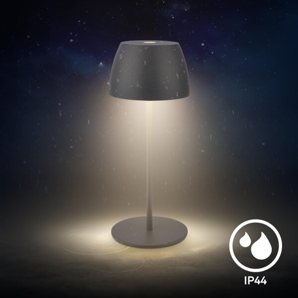 Briloner -LED Stm nab dot ven stol lampa MINI LED/2,5W/5V IP44 1800 mAh antracit