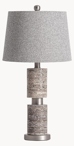 Stolní lampa z travertinu Xilka