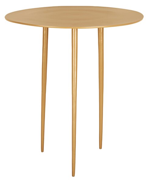 Select Time Okrově žlutý kovový odkládací stolek Cibro, 34 cm