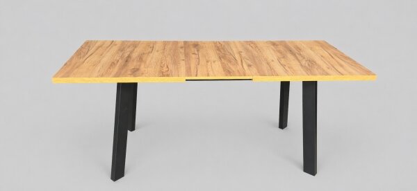 Rozkládací jídelní stůl KERNO 150/190x80 cm dub craft/černá