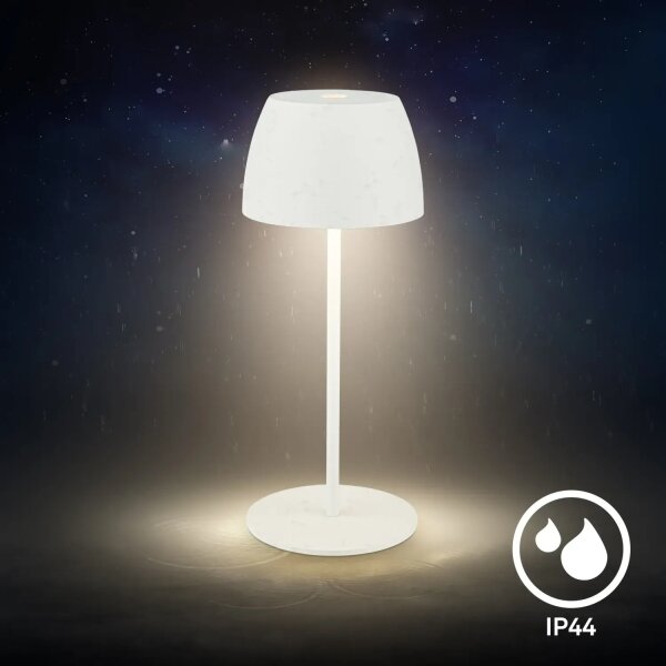Briloner - LED Stm nab dot ven stolní lampa MINI LED/2,5W/5V IP44 1800 mAh bílá