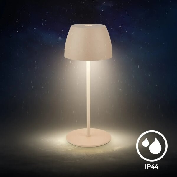 Briloner - LED Stm nab dot ven stol lampa MINI LED/2,5W/5V IP44 1800 mAh béžová