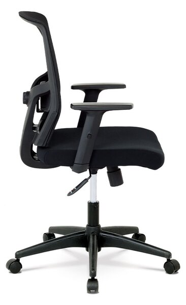 Vikio Kancelářská židle látka černá houpací mechanismus AKZ136C