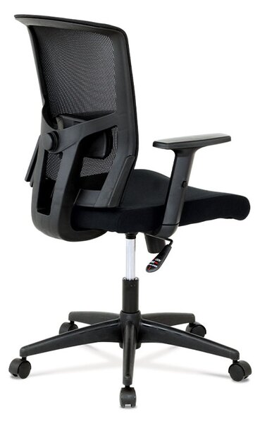 Vikio Kancelářská židle látka černá houpací mechanismus AKZ136C