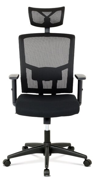 Vikio Kancelářská židle látka černá houpací mechanismus AKZ136C