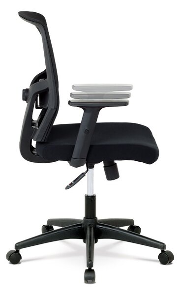 Vikio Kancelářská židle látka černá houpací mechanismus AKZ136C