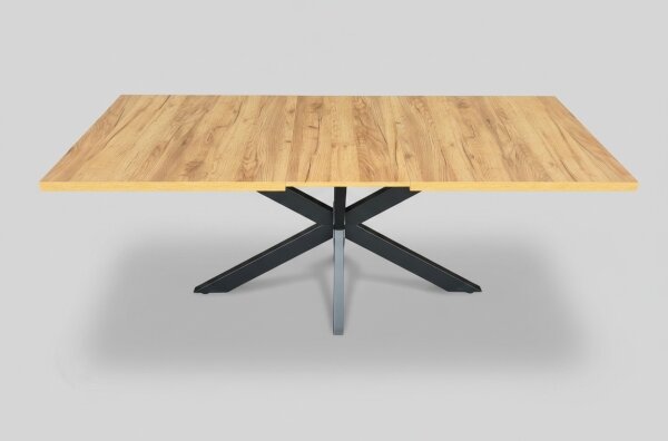 Rozkládací jídelní stůl SAMLE 150/190x80 cm dub craft/černá