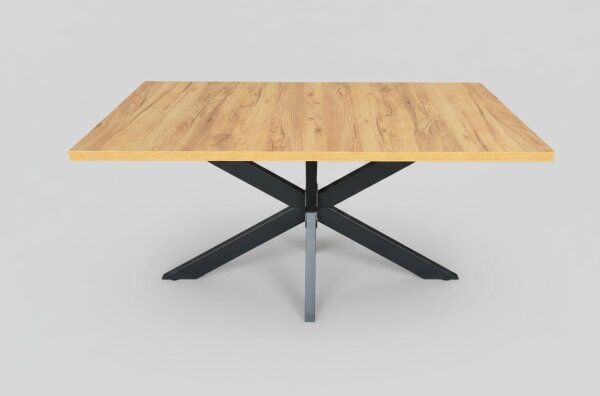 Rozkládací jídelní stůl SAMLE 150/190x80 cm dub craft/černá