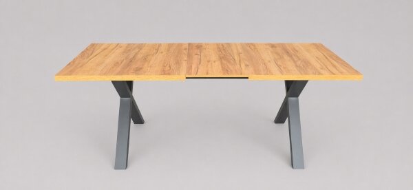 Rozkládací jídelní stůl DOMO 150/190x80 cm dub craft/černá