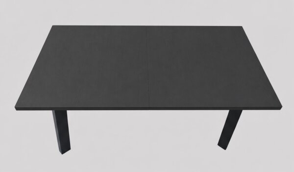Rozkládací jídelní stůl KERNO 150/190x80 cm černá