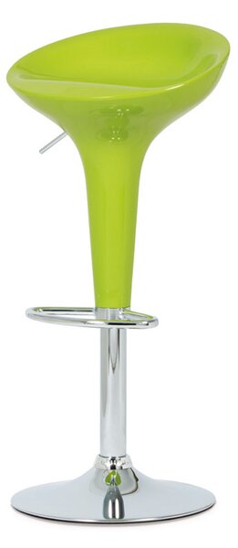 Barová židle zelený plast AUB-9002 LIM