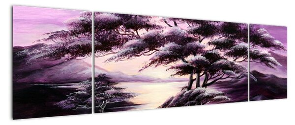 Abstraktní strom - obraz (170x50cm)