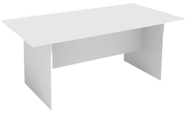 Jednací kancelářský stůl PRIMO WHITE, 180x90 cm, bílá