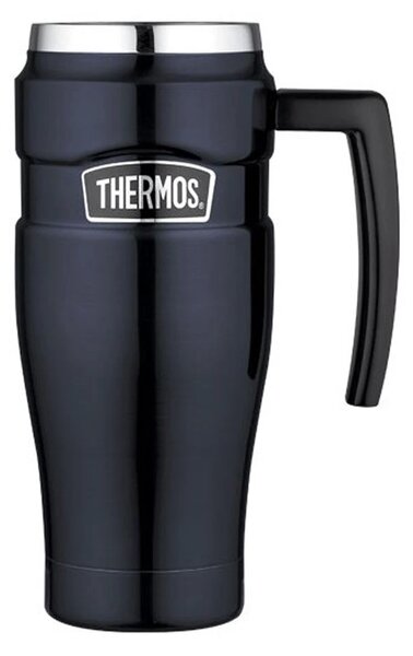 Thermos Termohrnek nerezový těsnící s madlem 0,47l tmavě modrý