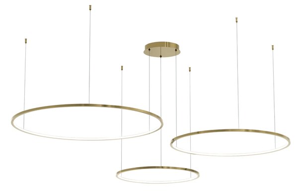 Závěsné LED svítidlo Saturno, 3x LED 100w, 4000k, g