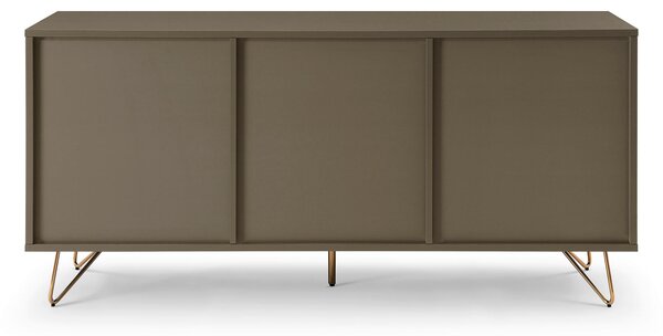 ŠIROKÁ KOMODA, šedá, 150/70/40 cm Livetastic - Online Only komody, Online Only