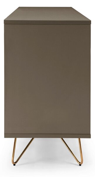 ŠIROKÁ KOMODA, šedá, 150/70/40 cm Livetastic - Online Only komody, Online Only