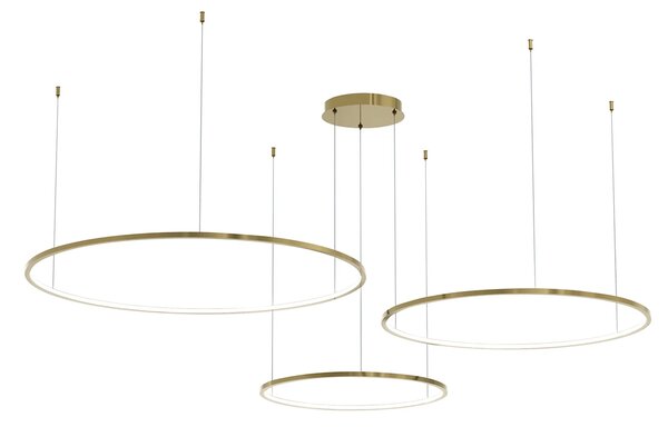 Závěsné LED svítidlo Saturno, 3x LED 100w, 4000k, g