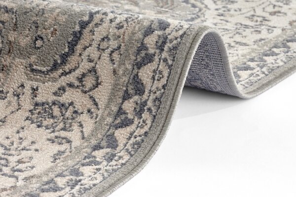 Hanse Home, Kusový koberec Terrain 105604 Orken Grey Cream, 120x170, šedá, ložnice