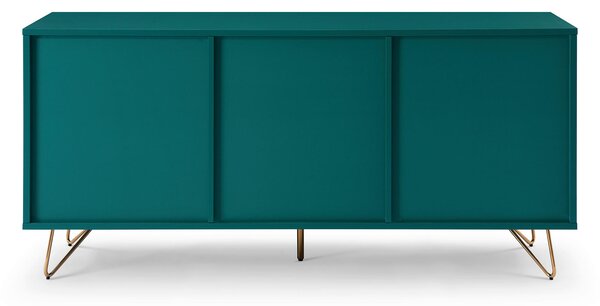 ŠIROKÁ KOMODA, modrá, 150/70/40 cm Livetastic - Online Only komody, Online Only