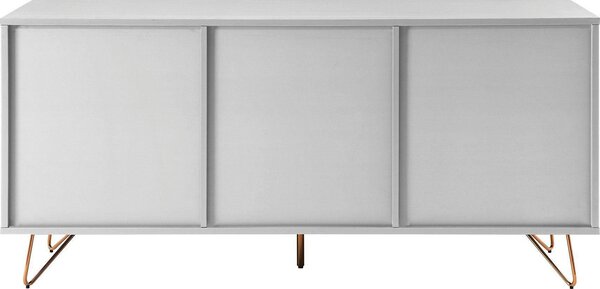 ŠIROKÁ KOMODA, bílá, 150/70/40 cm Livetastic - Online Only komody, Online Only