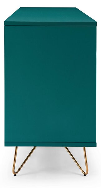 ŠIROKÁ KOMODA, modrá, 150/70/40 cm Livetastic - Online Only komody, Online Only