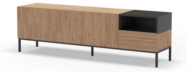 TV stolek v přírodní barvě 180x55 cm Cailin – Marckeric