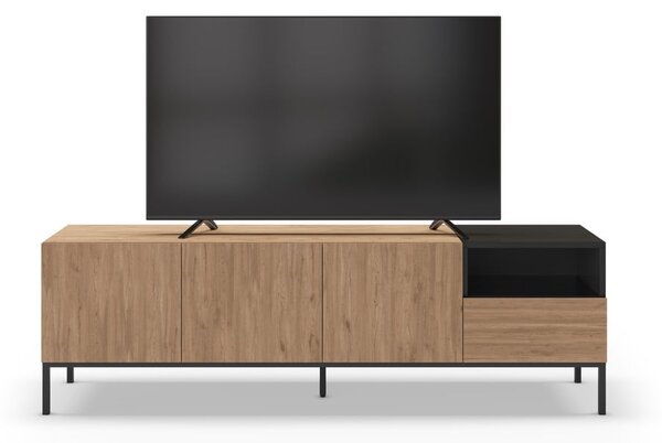 TV stolek v přírodní barvě 180x55 cm Cailin – Marckeric