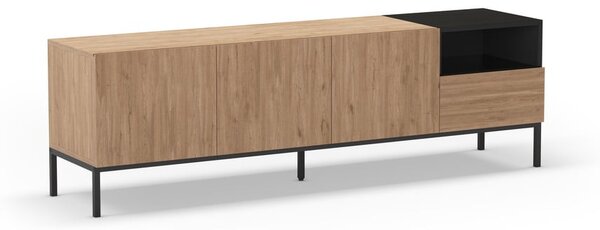 TV stolek v přírodní barvě 180x55 cm Cailin – Marckeric