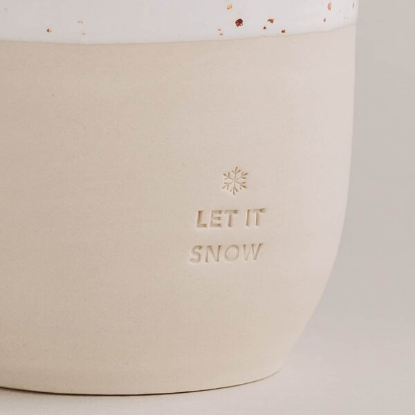 Kameninový hrnek Let it snow 320 ml