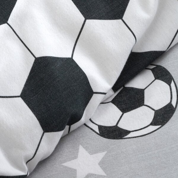 Flanelové dětské povlečení do postýlky 120x150 cm Football Stars – Catherine Lansfield