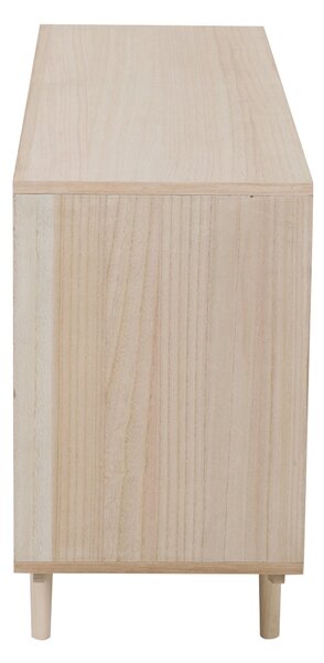 ŠIROKÁ KOMODA, paulovnie, ratan, přírodní barvy, 100/65/36 cm Livetastic - Online Only komody, Online Only