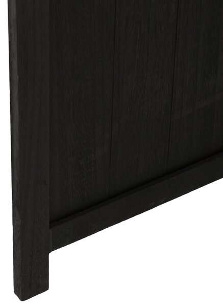 Elegance v prostoru: Černý dřevěný paraván LIVARO