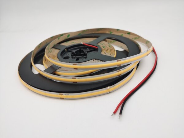 FAN STRIP24V-COB-480C LED pásek COB DC24V KAPTON 480 LED/m 15W/m 7690 lm 3000K 0,8x500 cm - FANEUROPE