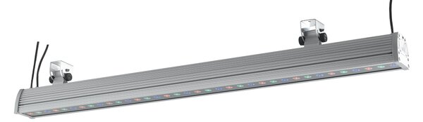 FAN LED-WALLWASHER-36 Venkovní reflektor LED WALLWASHER hliník 36x2 W RGB stmívatelné IP65 112,5 x 8,2 x 14,5 cm - FANEUROPE