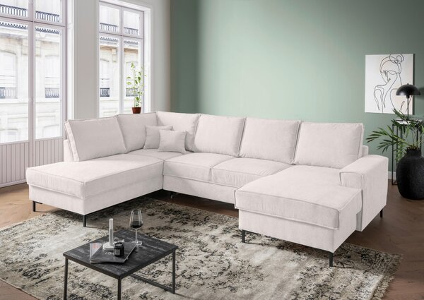 SEDACÍ SOUPRAVA, textil, béžová MID.YOU - Sedací soupravy, Online Only