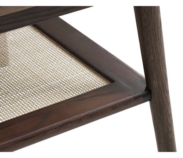 Hnědý konferenční stolek s deskou v dubovém dekoru 60x120 cm Barrali – Unique Furniture