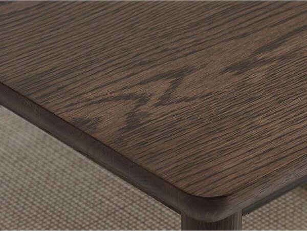 Hnědý konferenční stolek s deskou v dubovém dekoru 60x120 cm Barrali – Unique Furniture