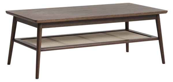 Hnědý konferenční stolek s deskou v dubovém dekoru 60x120 cm Barrali – Unique Furniture