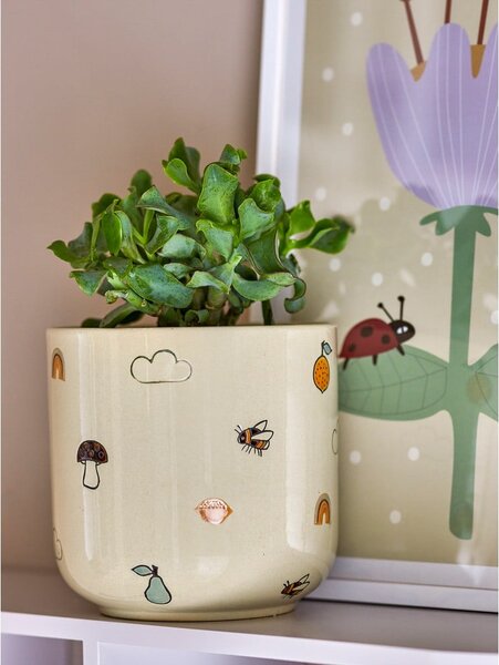 Kameninový květináč ø 16 cm Agnes – Bloomingville Mini