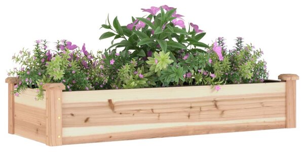 Zahradní vyvýšený záhon s vložkou 120x45x25 cm masivní jedle